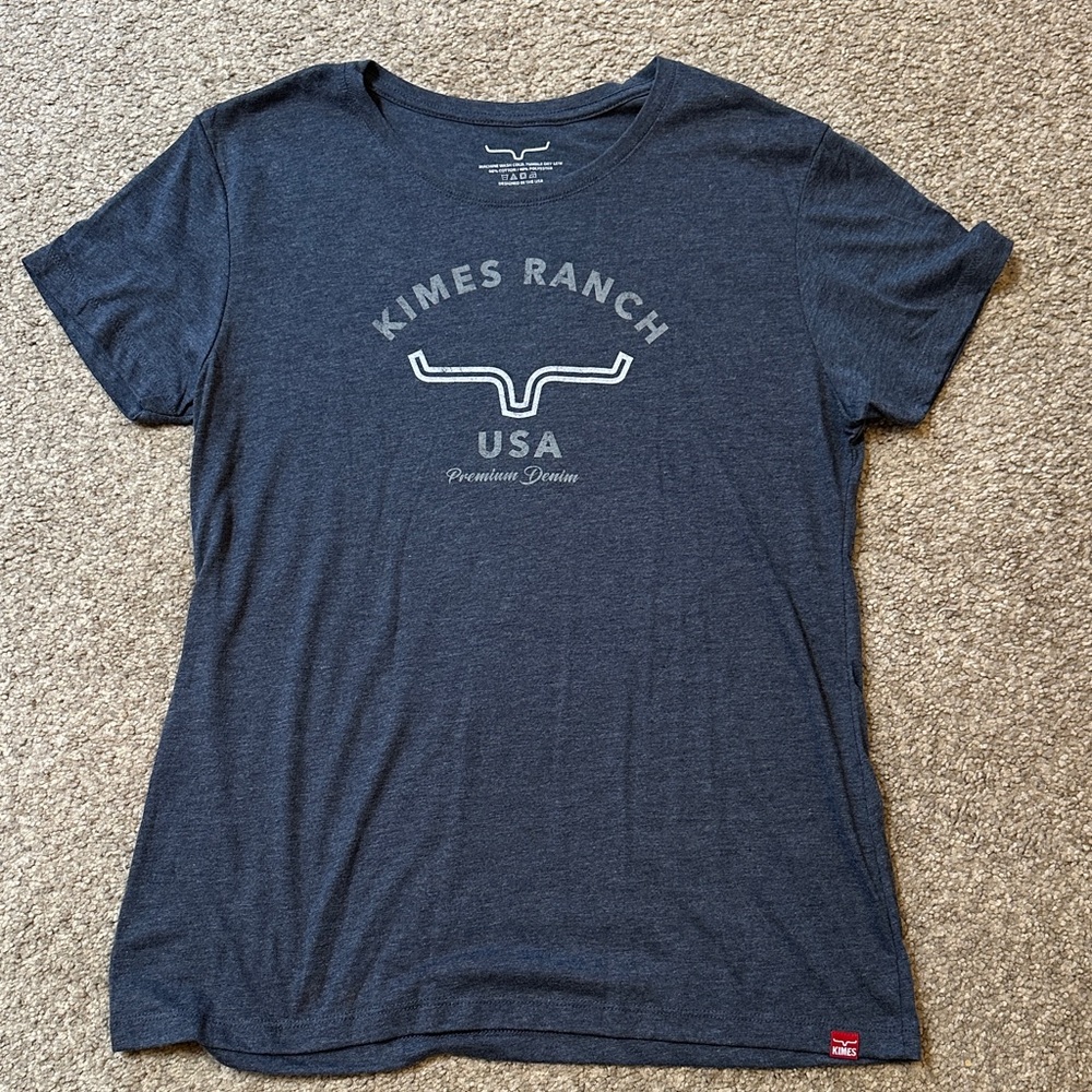 Kimes Ranch Navy Graphic Tee women’s xl